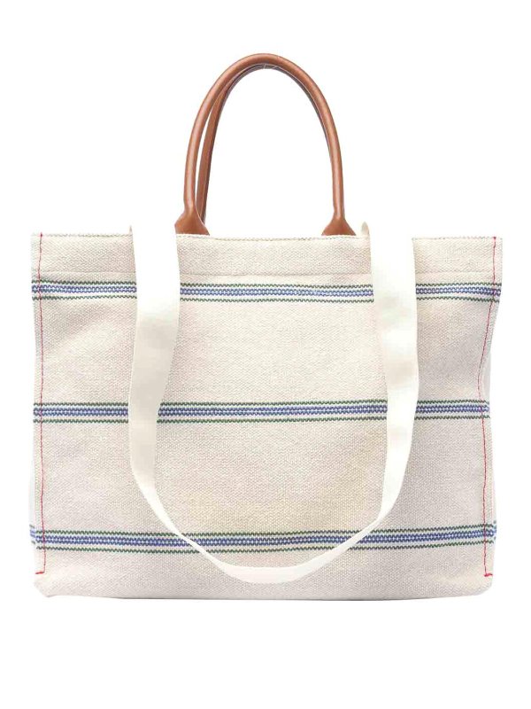 The Best Shops Marni: shopper - Borsa tote avorio e celeste