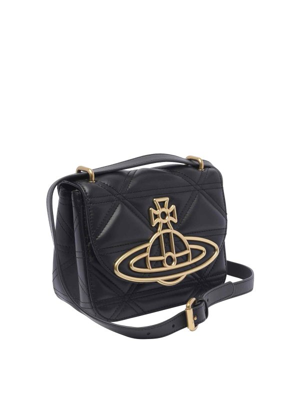 VIVIENNE WESTWOOD: クロスボディバッグ online - クロスボディバッグ - 黒
