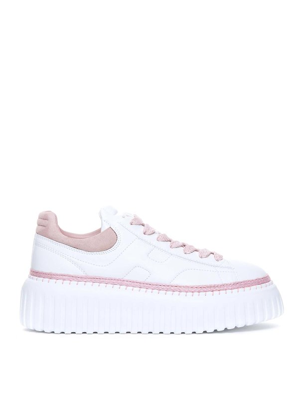 HOGAN: Chaussures de sport - Baskets - Blanc