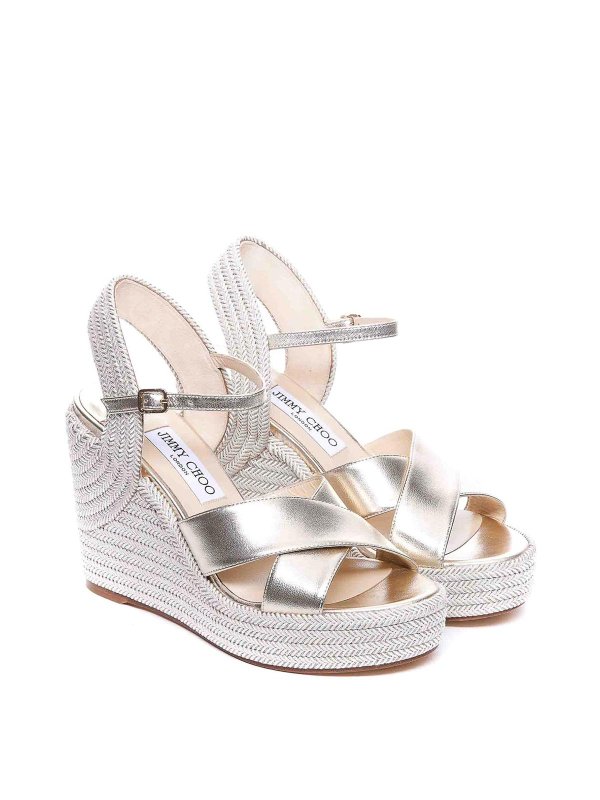 サンダル - 白 shop online: JIMMY CHOO
