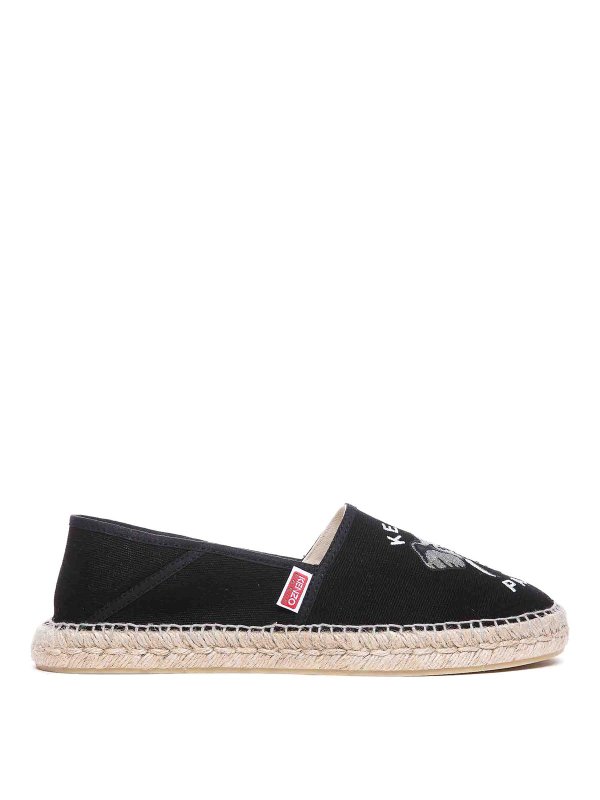 KENZO: Espadrilles - Espadrilles - Noir