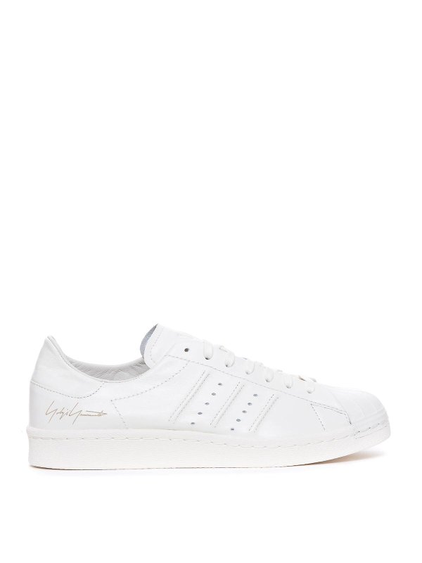 Y-3: Chaussures de sport - Baskets - Blanc