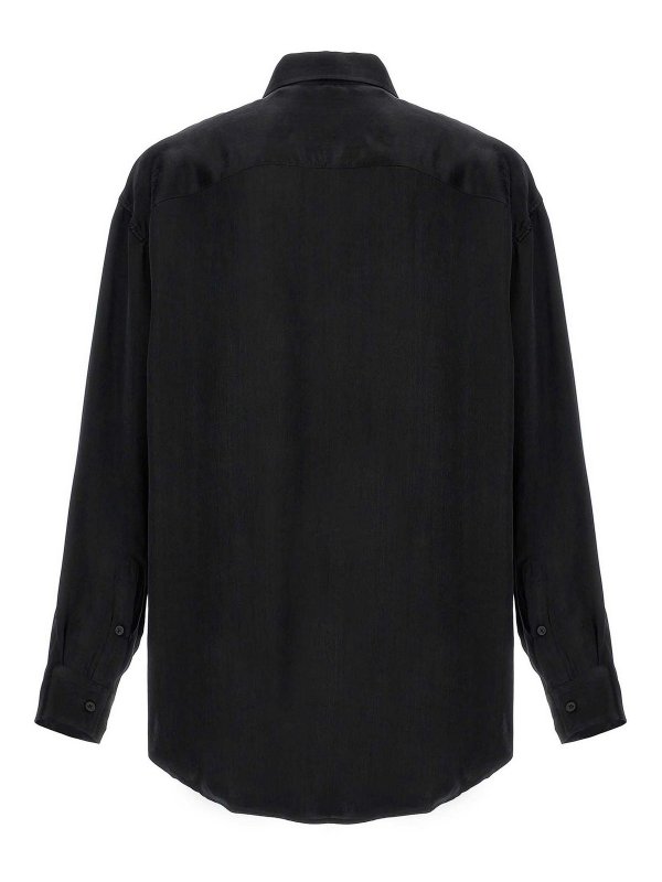 1017 ALYX 9SM: camicie online - Camicia in cupro con ricamo logo