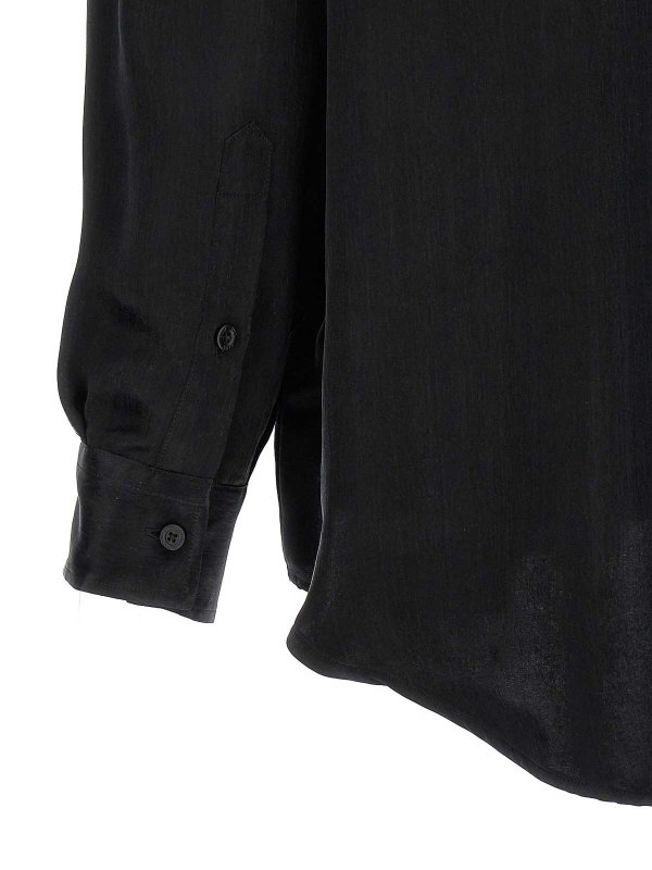 Camicia in cupro con ricamo logo shop online: 1017 ALYX 9SM