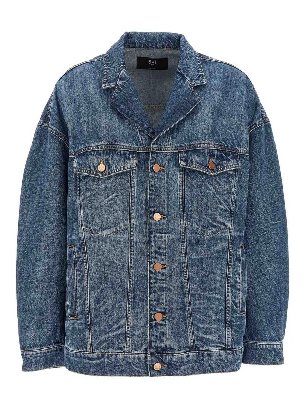3X1: denim jacket - Dumbo Denim Jacket