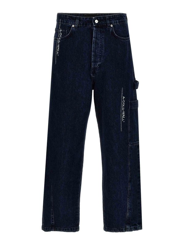 A-COLD-WALL*: Jeans Rectos - Vaqueros Rectos - Azul