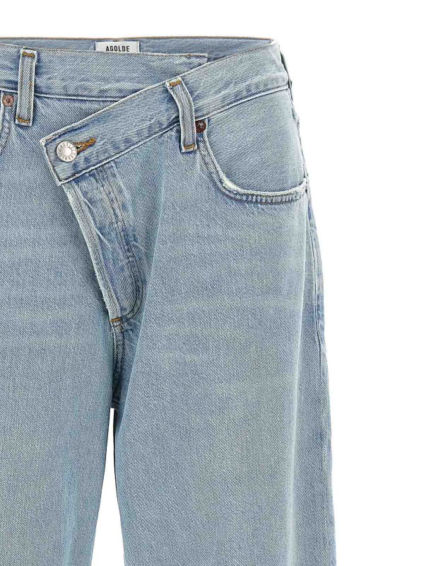 The Best Shops AGOLDE: Straight Leg Jeans - Straight Leg Jeans - Hellblau