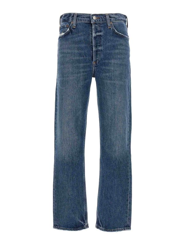 AGOLDE: ストレートジーンズ - ストレートジーンズ - Riley