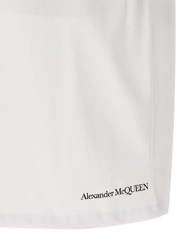 Contrast Print T-Shirt shop online: ALEXANDER MCQUEEN