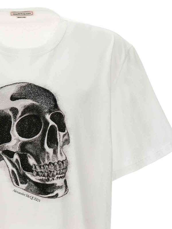 The Best Shops ALEXANDER MCQUEEN: T-shirts - T-Shirt - Weiß