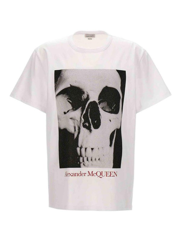 ALEXANDER MCQUEEN: T-shirts - T-Shirt - Blanc