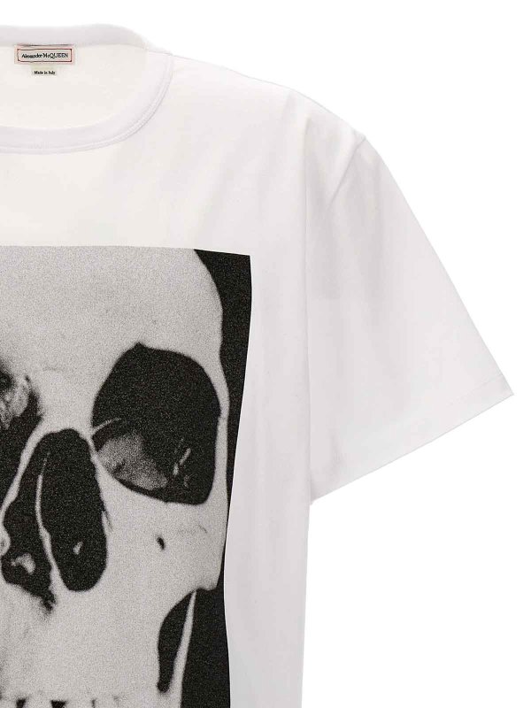 The Best Shops ALEXANDER MCQUEEN: T-shirts - T-Shirt - Blanc