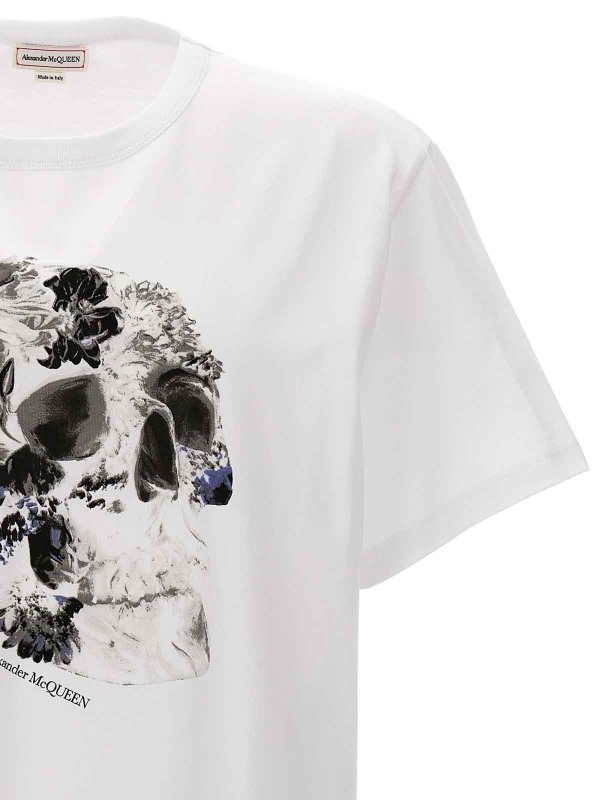 The Best Shops ALEXANDER MCQUEEN: T-shirts - T-Shirt - Weiß