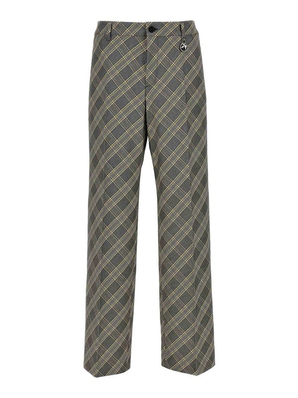 AMBUSH: casual trousers - Check Print Trousers Pockets