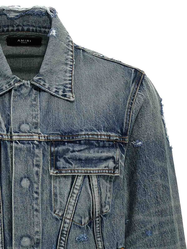 The Best Shops AMIRI: denim jacket - Trucker Denim Jacket
