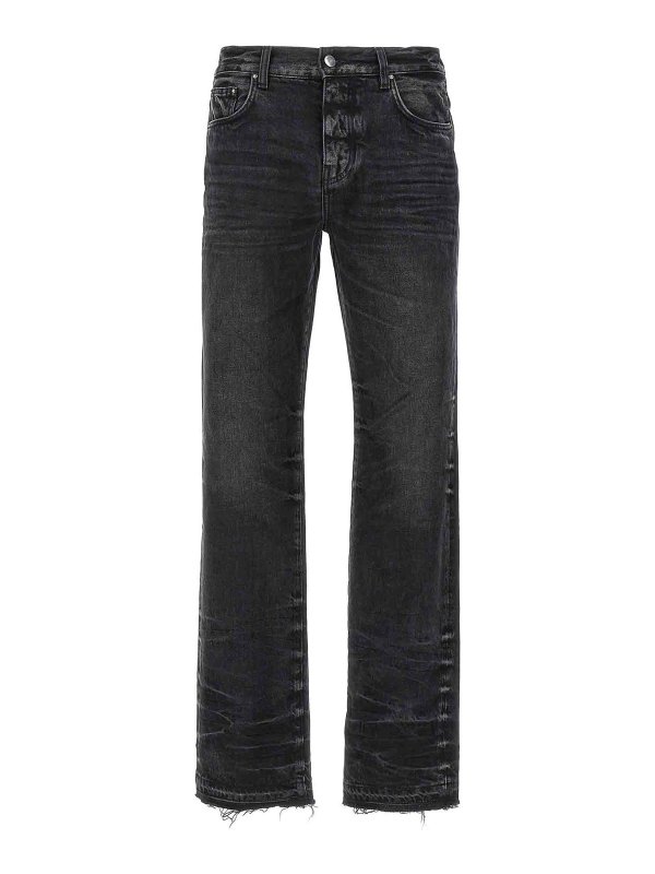 AMIRI: Jeans à jambe droite - Jean Droit - Noir