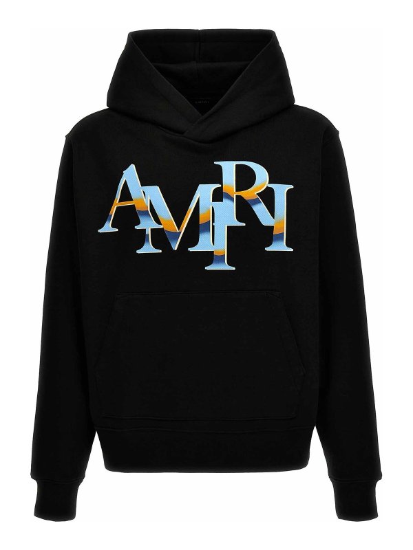 AMIRI: Felpe e maglie - Felpa con cappuccio cromata sfalsata