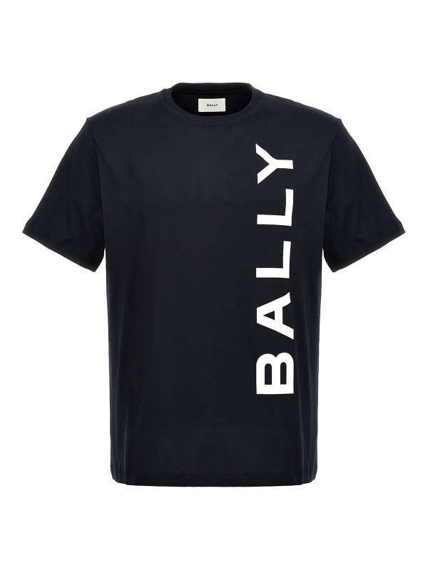 BALLY: t-shirts - Logo Print T-Shirt