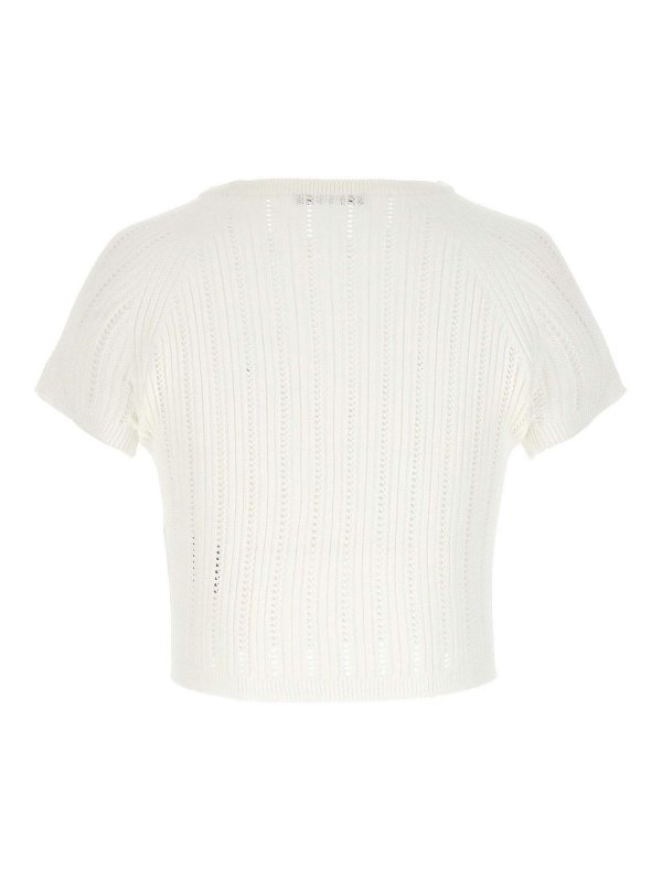 Balmain: Tops und Tank Tops online - Top - Weiß
