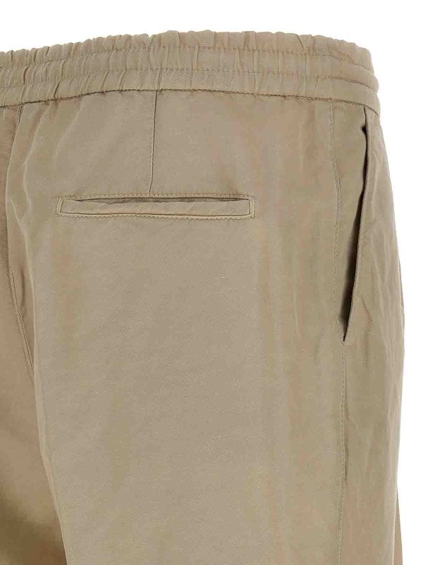 Linen Blend Trousers shop online: BRUNELLO CUCINELLI