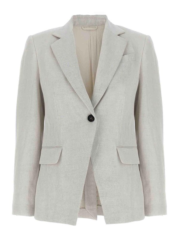 BRUNELLO CUCINELLI: Blazer - Blazer - Grau