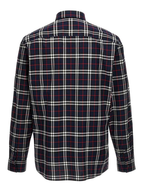 BURBERRY: shirts online - Check Print Shirt Long Sleeves