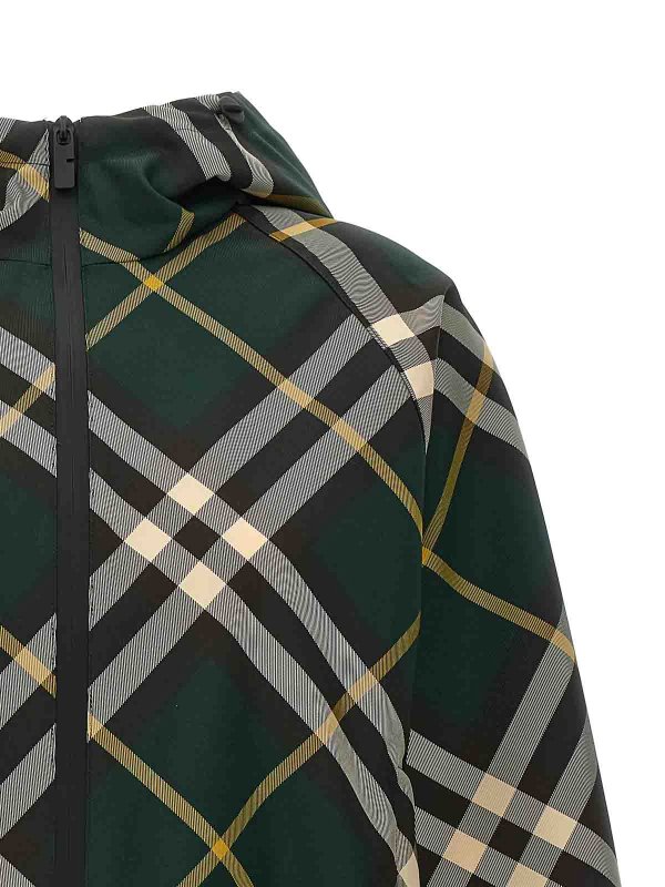 The Best Shops BURBERRY: casual jackets - Check Crop Jacket
