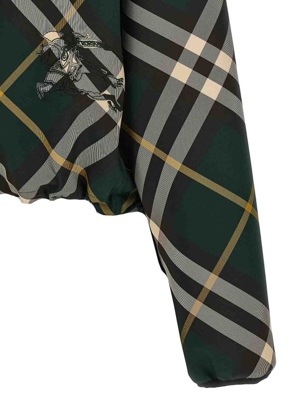 Check Crop Jacket shop online: BURBERRY