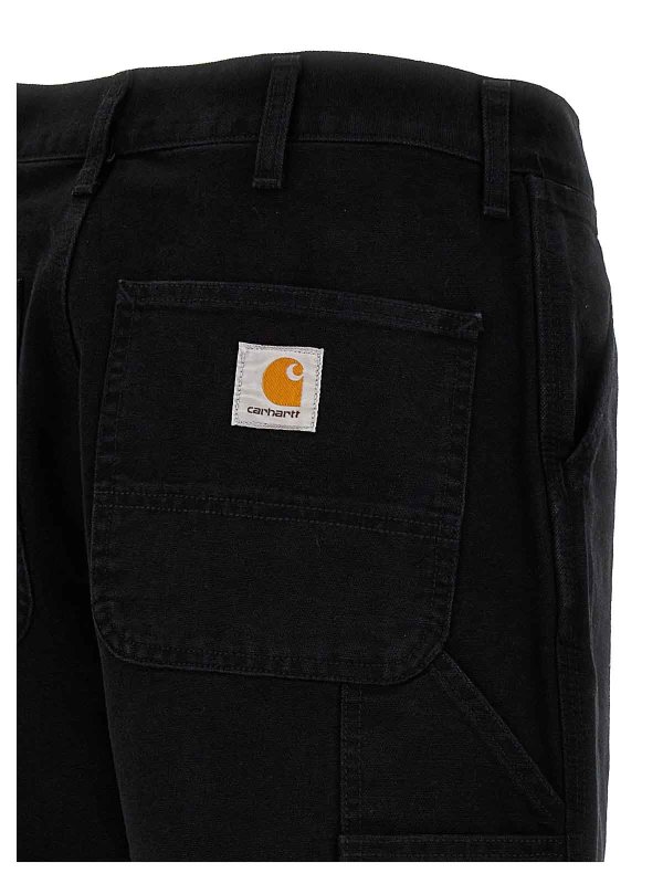 Black logo jeans shop online: CARHARTT