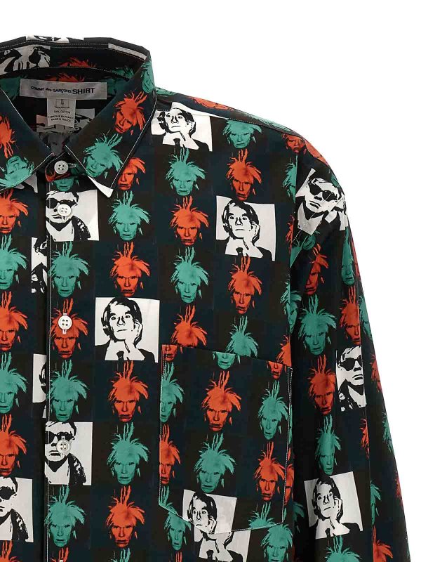 The Best Shops COMME DES GARCONS: camicie - Camicia Andy Warhol