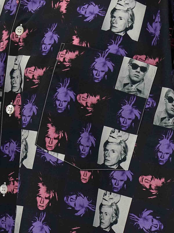 Camicia Andy Warhol shop online: COMME DES GARCONS