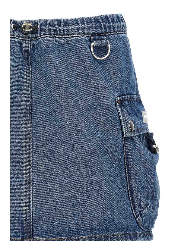 The Best Shops COPERNI: ニーレングススカート＆ミディ丈 - 膝丈/ミディスカート - ブルー