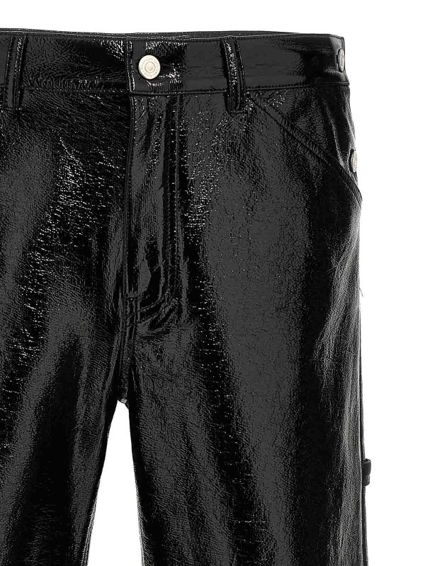 The Best Shops Courreges: leather trousers - Sailor Pants