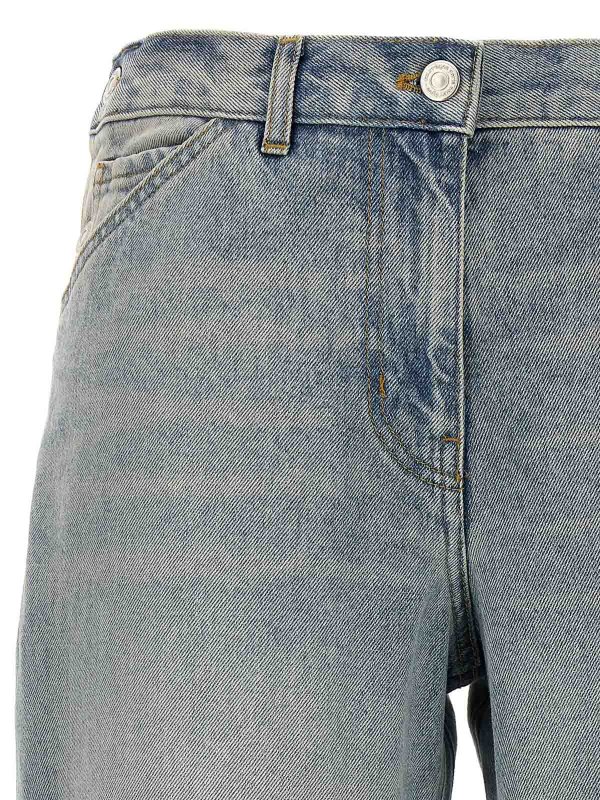 The Best Shops Courreges: Jeans à jambe droite - Jean Droit - Bleu Clair