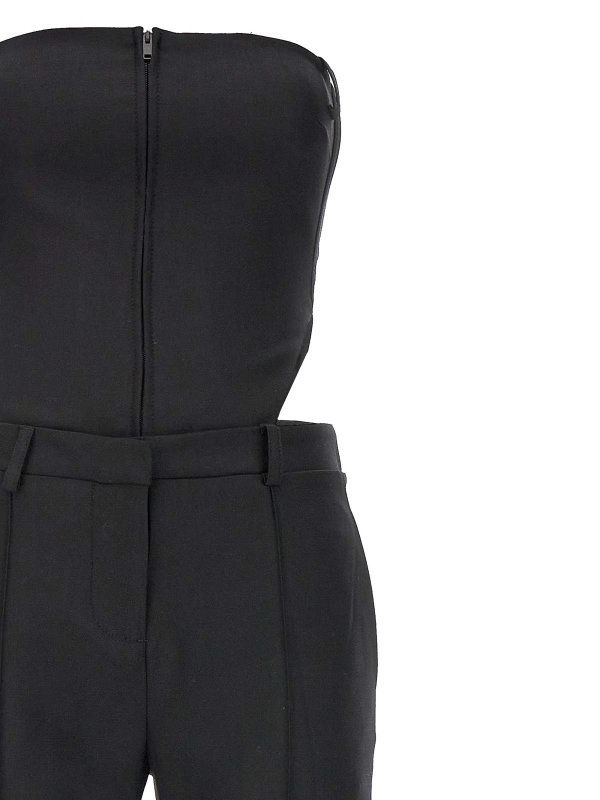 The Best Shops DAVID KOMA: ジャンプスーツ - トラックスーツ ボトムス - 黒