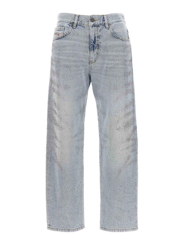 DIESEL: jeans dritti, a sigaretta - Jeans