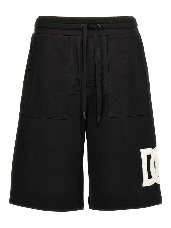 DOLCE & GABBANA: Trousers Shorts - Logo Bermuda Shorts
