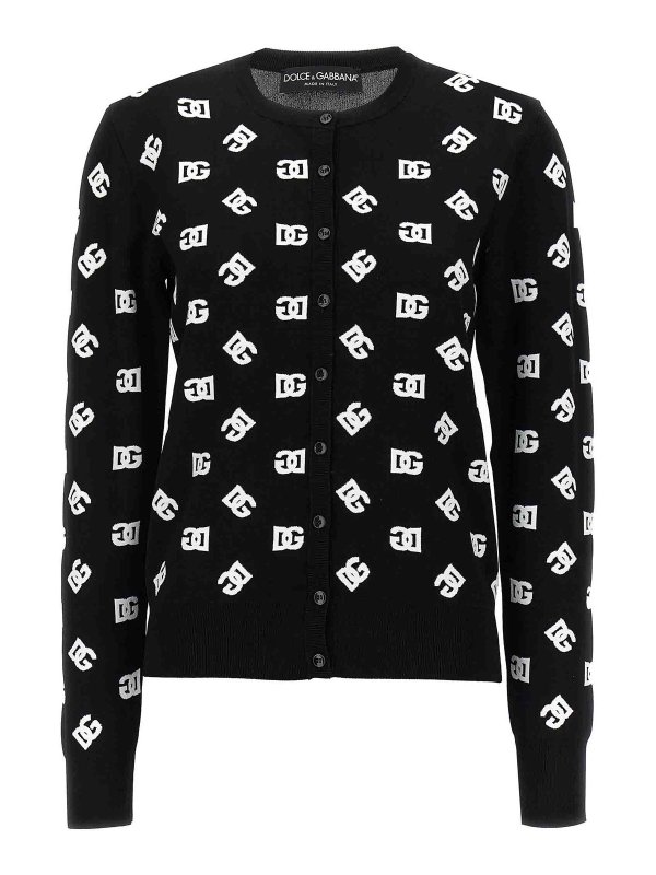 DOLCE & GABBANA: Cárdigans - Cárdigan - Blanco