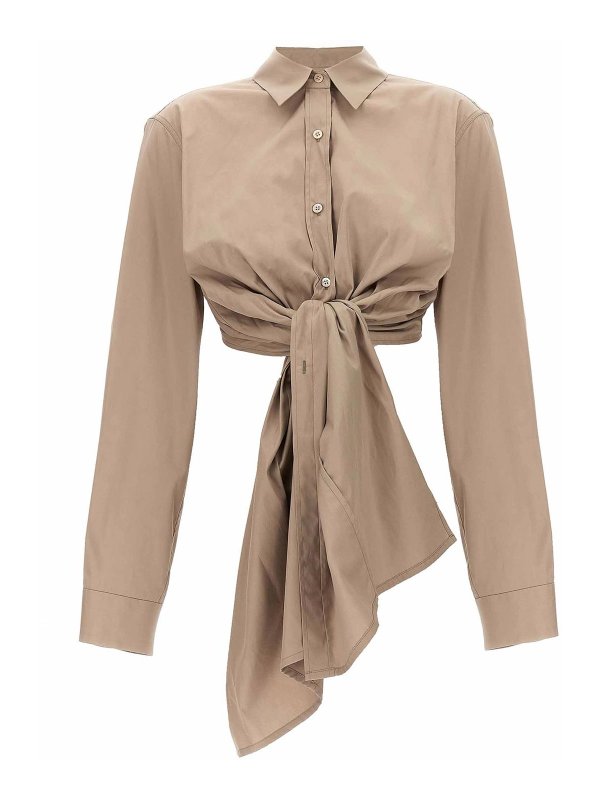 DRIES VAN NOTEN: Hemden - Hemd - Beige