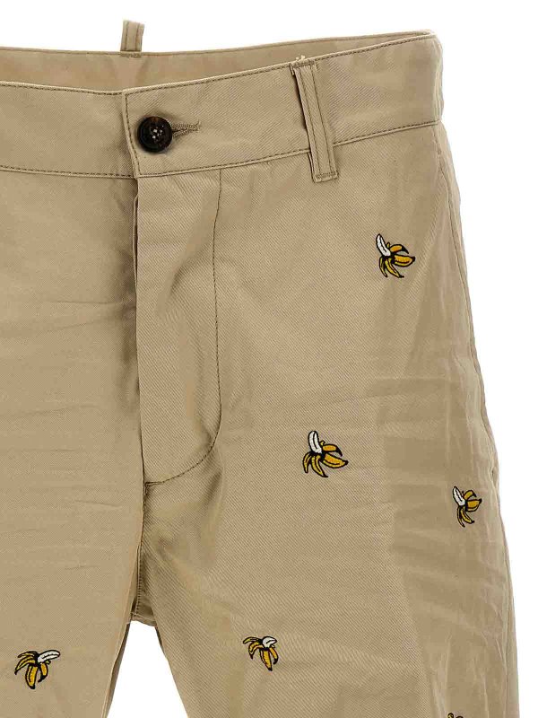 The Best Shops DSQUARED2: Pantalons casual - Short - Beige