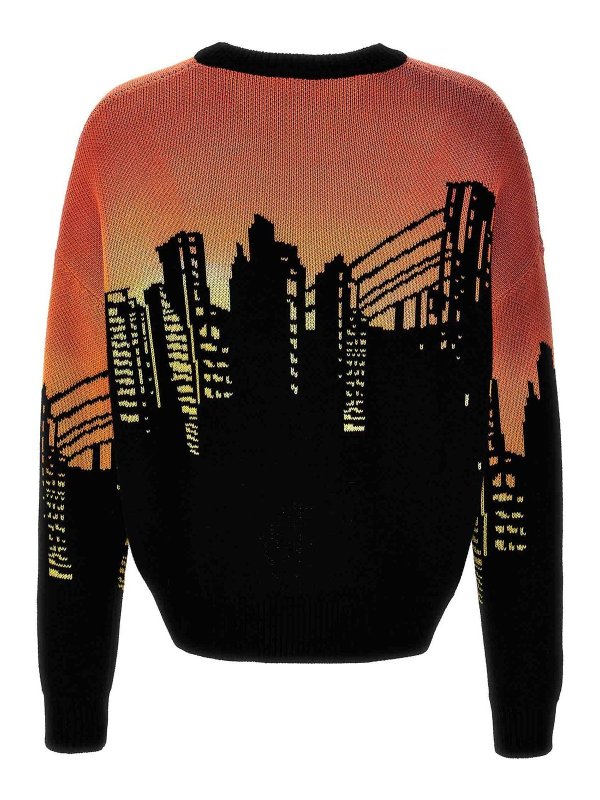 DSQUARED2: crew necks online - Intarsia Sweater