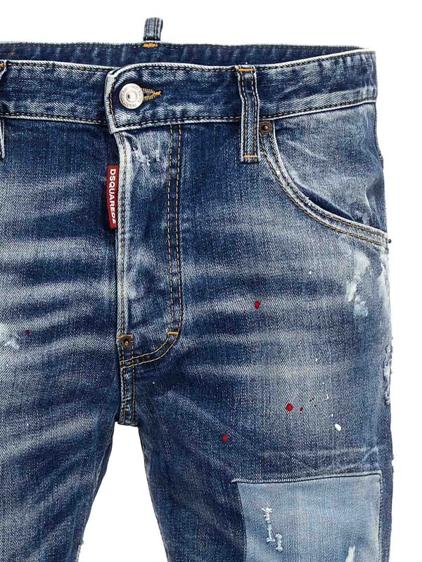 The Best Shops DSQUARED2: Jeans Rectos - Vaqueros Rectos - Azul