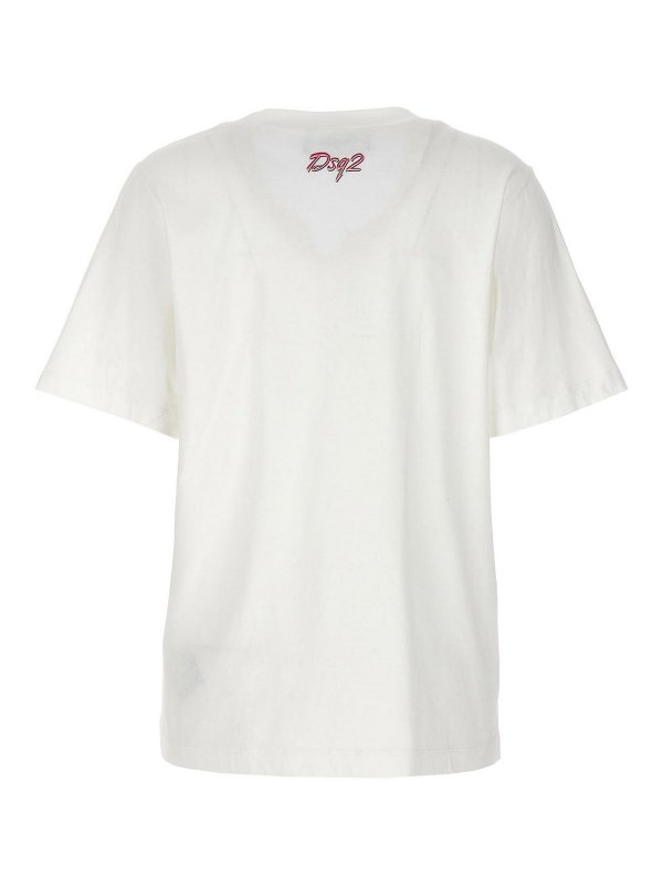 DSQUARED2: Camisetas online - Camiseta - Blanco
