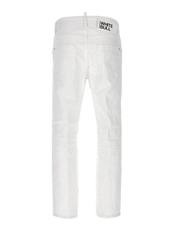 DSQUARED2: jeans dritti, a sigaretta online - Jeans