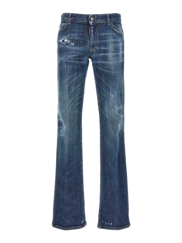 DSQUARED2: Straight Leg Jeans - Straight Leg Jeans - Blau