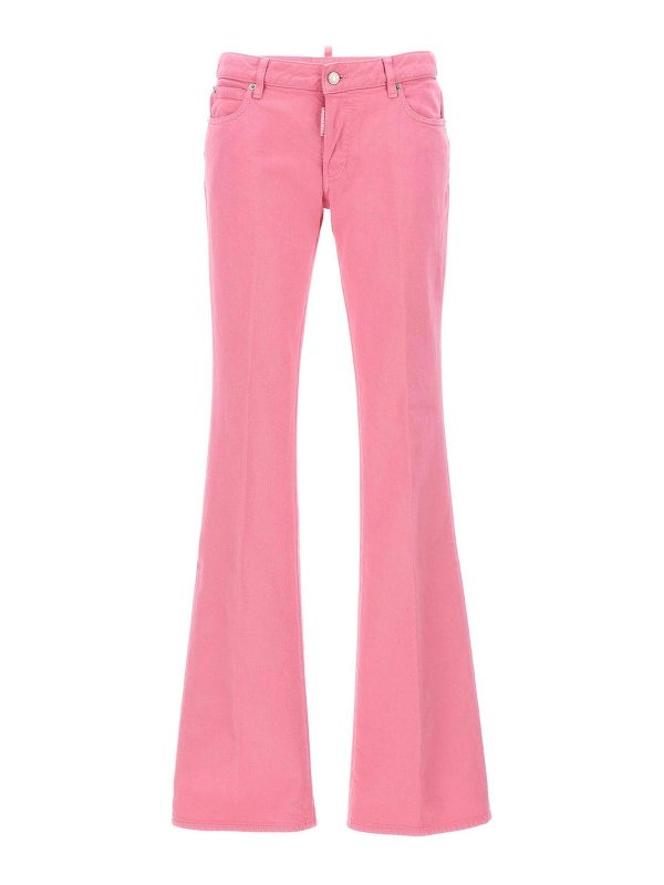 DSQUARED2: Straight Leg Jeans - Straight Leg Jeans - Nude