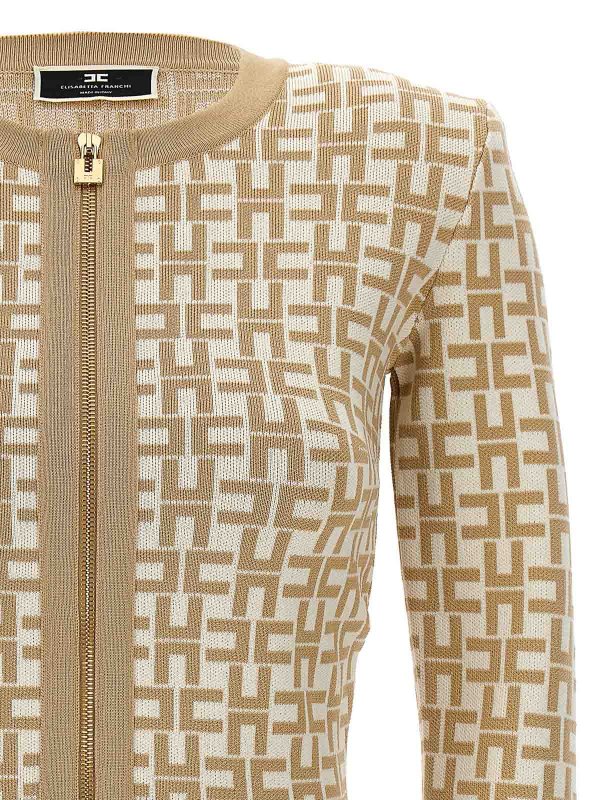 The Best Shops ELISABETTA FRANCHI: Cárdigans - Cárdigan - Beis