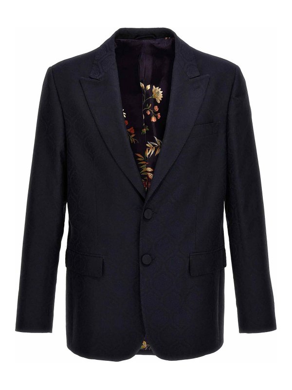 ETRO: Blazer - Blazer - Azul