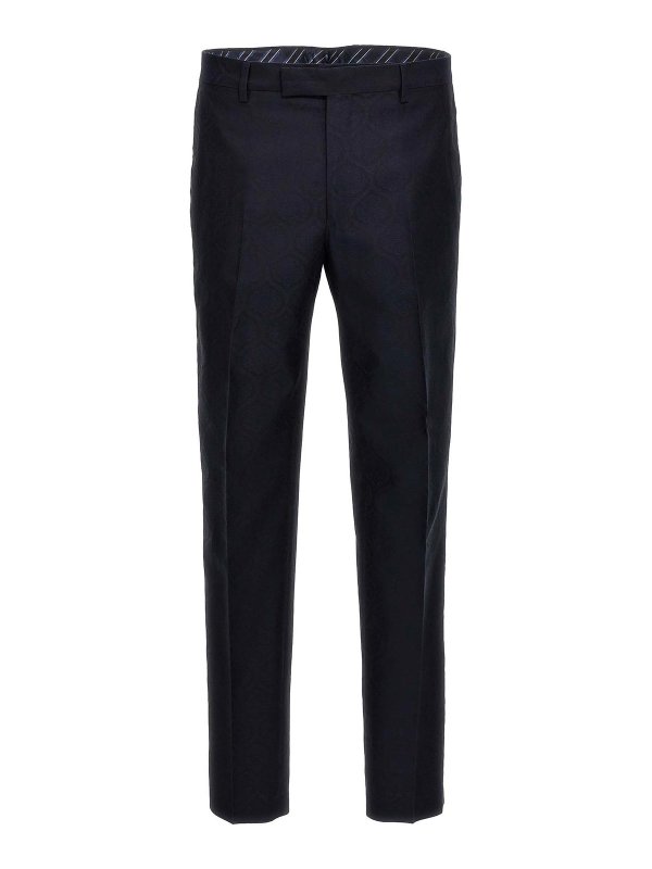 ETRO: Tailored & Formal trousers - Jacquard Pants