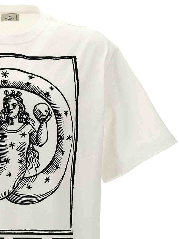 The Best Shops ETRO: t-shirts - Logo Print T-Shirt